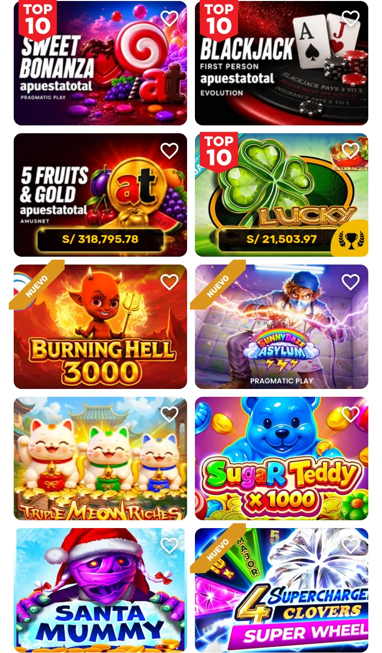 Fichas del lobby con el importe del jackpot escrito encima, en soles