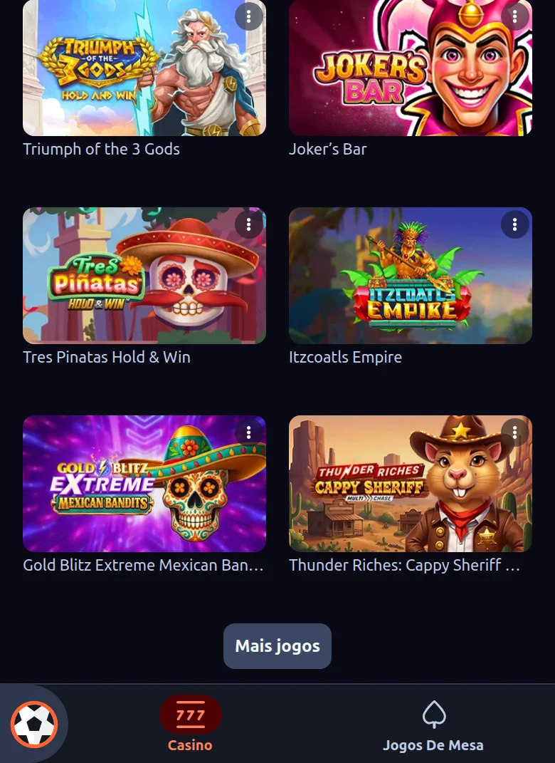Jogos exclusivos da Betano, títulos que não estão noutras casas