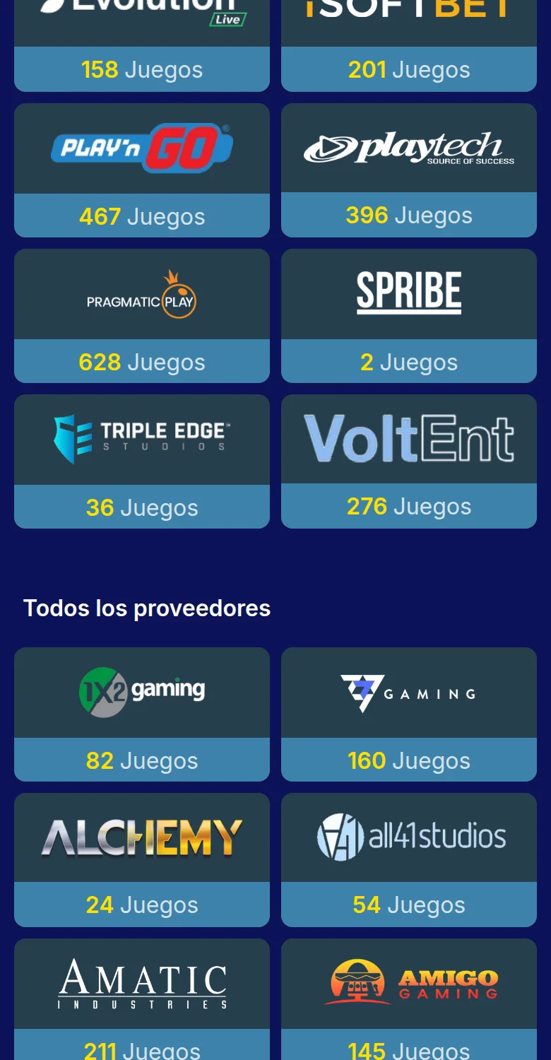 Proveedores