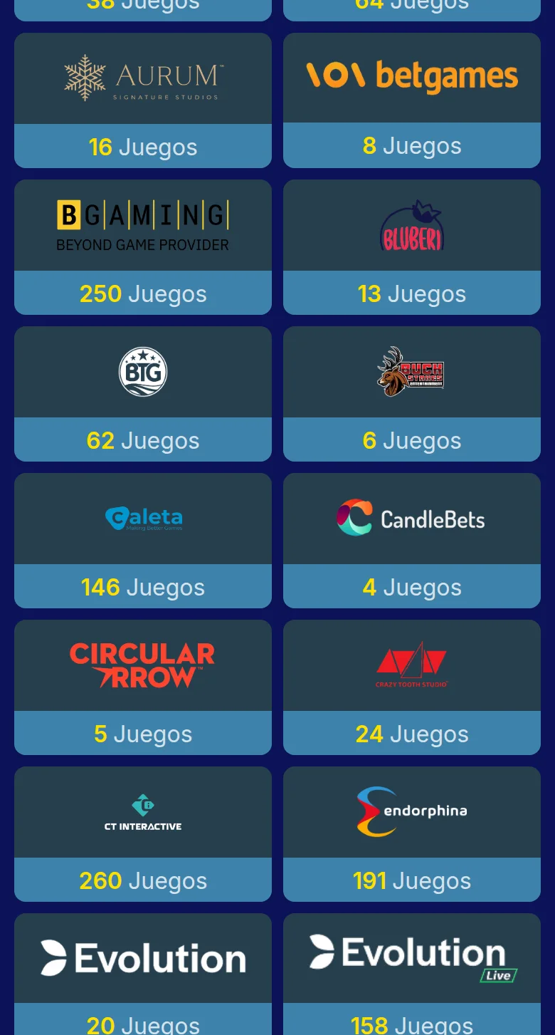 El catálogo