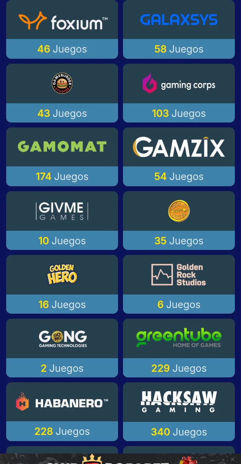 La lista continúa