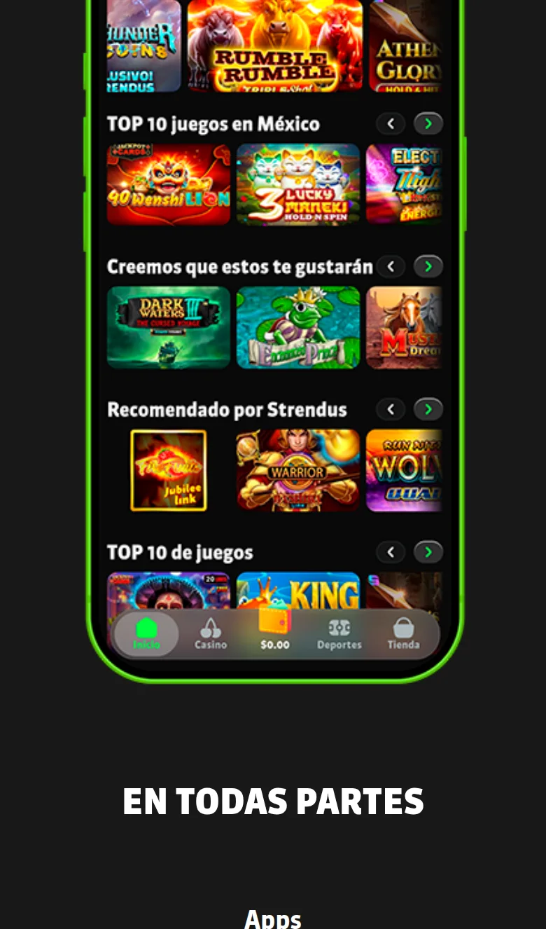 Lobby del casino de Strendus