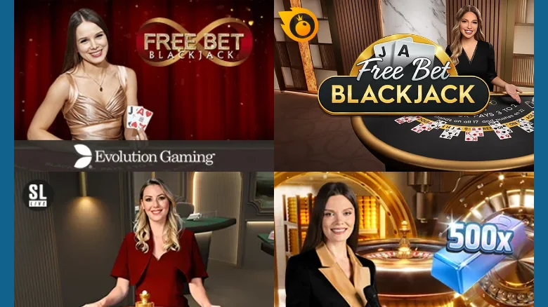 Free Bet Blackjack de deux studios différents, côte à côte