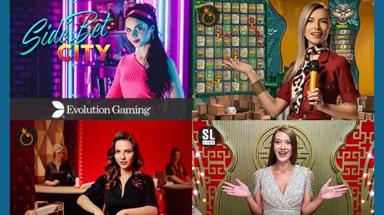 Side Bet City et d'autres tables Evolution et SL Live