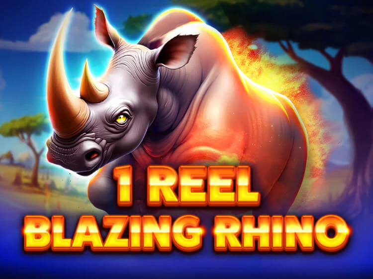 1 Reel Blazing Rhino, slot da Spinomenal