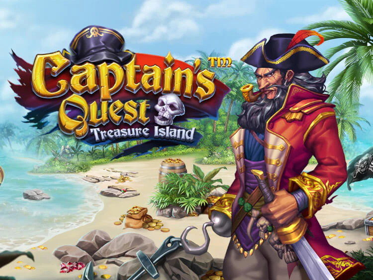Captain's Quest Treasure Island, slot da Betsoft