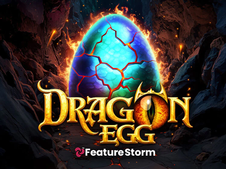 Dragon Egg FeatureStorm, slot da Tom Horn Gaming