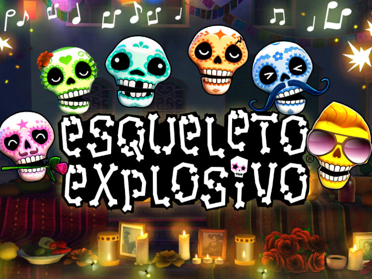 Esqueleto Explosivo 3, slot da Thunderkick