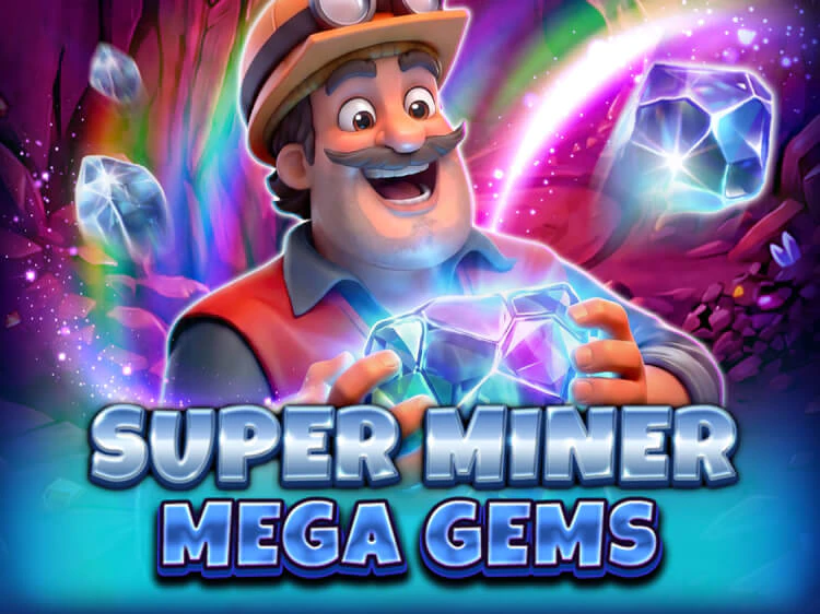 Super Miner – Mega Gems, slot da Spinomenal