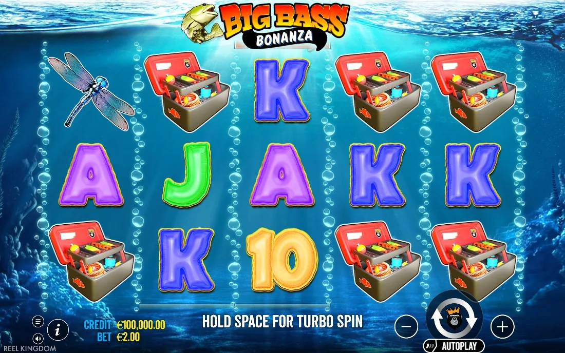 Big Bass Bonanza — game screen