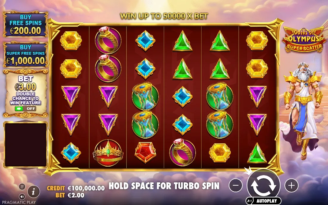 Gates of Olympus Super Scatter — game screen